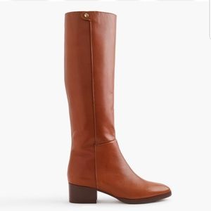 J. Crew NWOT Leather Knee Tall Boots